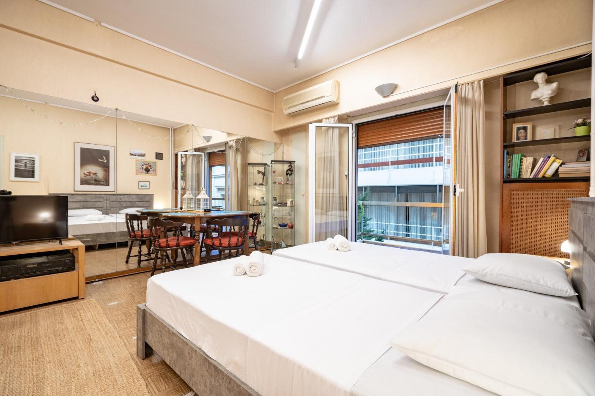Syntagma Square 1 Bedrm 4 Persons Apartment By Mps Atény Exteriér fotografie